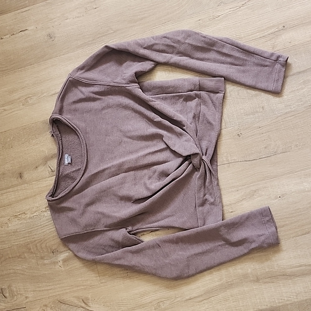 Aerie cropped crew top